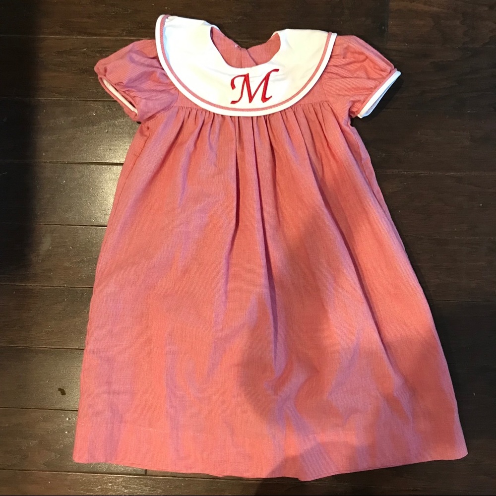 Remember Nguyen M Monogram Bishop Dress